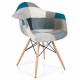 Furmod Patchwork Chair XL Style Blue