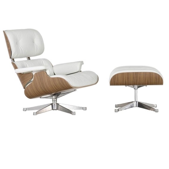 Réplica butaca Eames Lounge chair original en madera nogal de Charles & Ray Eames