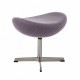 Ottoman Replica of the Egg Chair in Cashmere by designer Arne Jacobsen