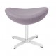Ottoman Replica of the Egg Chair in Cashmere by designer Arne Jacobsen