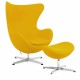 Replica Egg Chair with Footstool by designer Arne Jacobsen