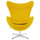 Réplica Silla Egg Chair con Reposapiés del diseñador Arne Jacobsen