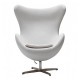 Replica Egg Chair with Footstool by designer Arne Jacobsen