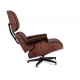 Réplica sillón Eames Lounge Chair Versión Premium en Piel Anilina y Madera de Nogal