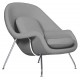 Replica of the Womb Chair by designer Eero Saarinen