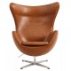 Replica Egg Chair in vintage distressed leatherette