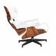 Eames lounge chair replica in leatherette by Charles & Ray