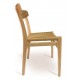Nordic chair replica CH 23 handmade in ash wood
