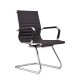 Cadeira de escritório Alu Lowback Fixed Edition em couro sintético