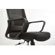 Cadeira de escritório com braços pretos