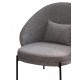 Nordic Earth armchair with cotton cushion