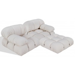 Laurel 2-piece modular sofa with armrests