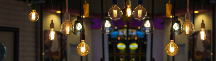 Design bulbs with retro and vintage styles